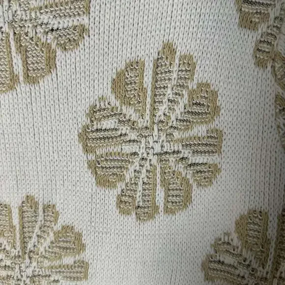 Tyler Boe Floral Jacquard Sweater in Sandstone - Picture 3 of 6